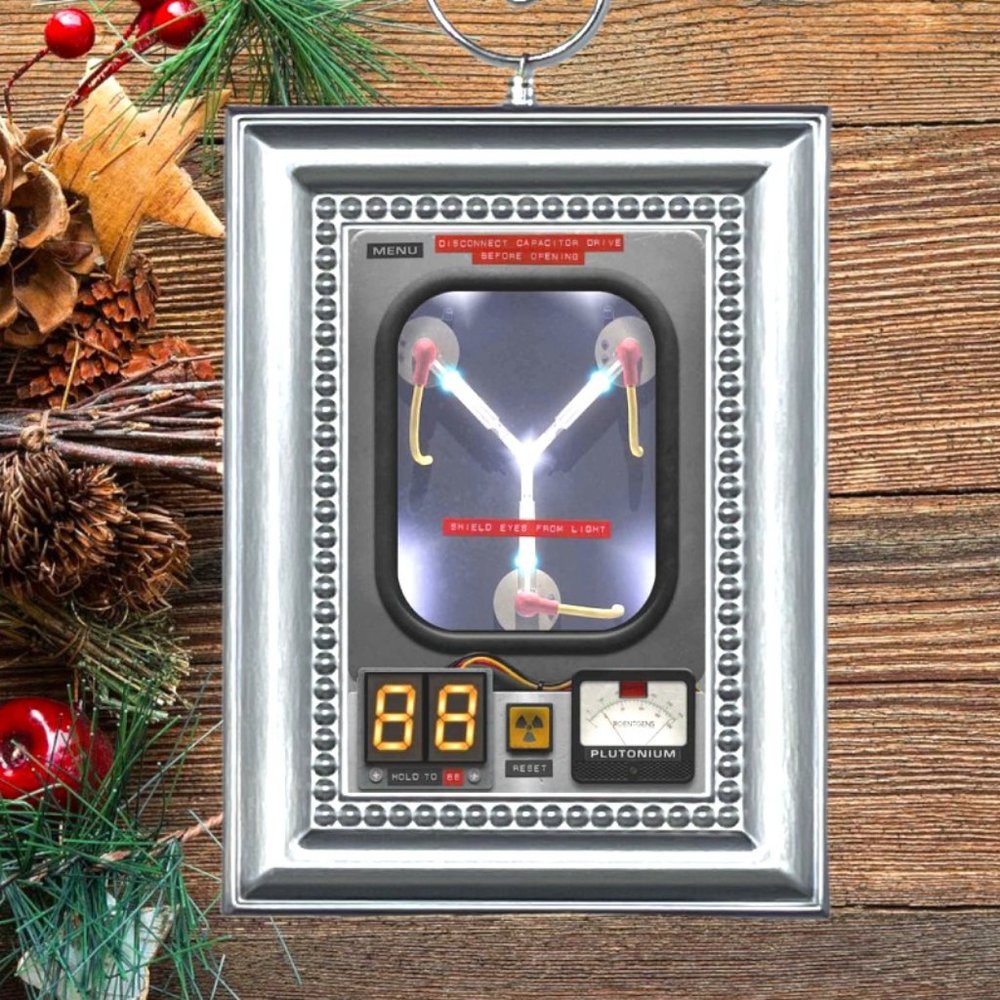 Back To The Future Flux Capacitor Retro Movie Memorabilia Christmas Ornament